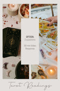 2-Question Personalized Tarot Reading (30 MINUTE VIDEO RESPONSE)