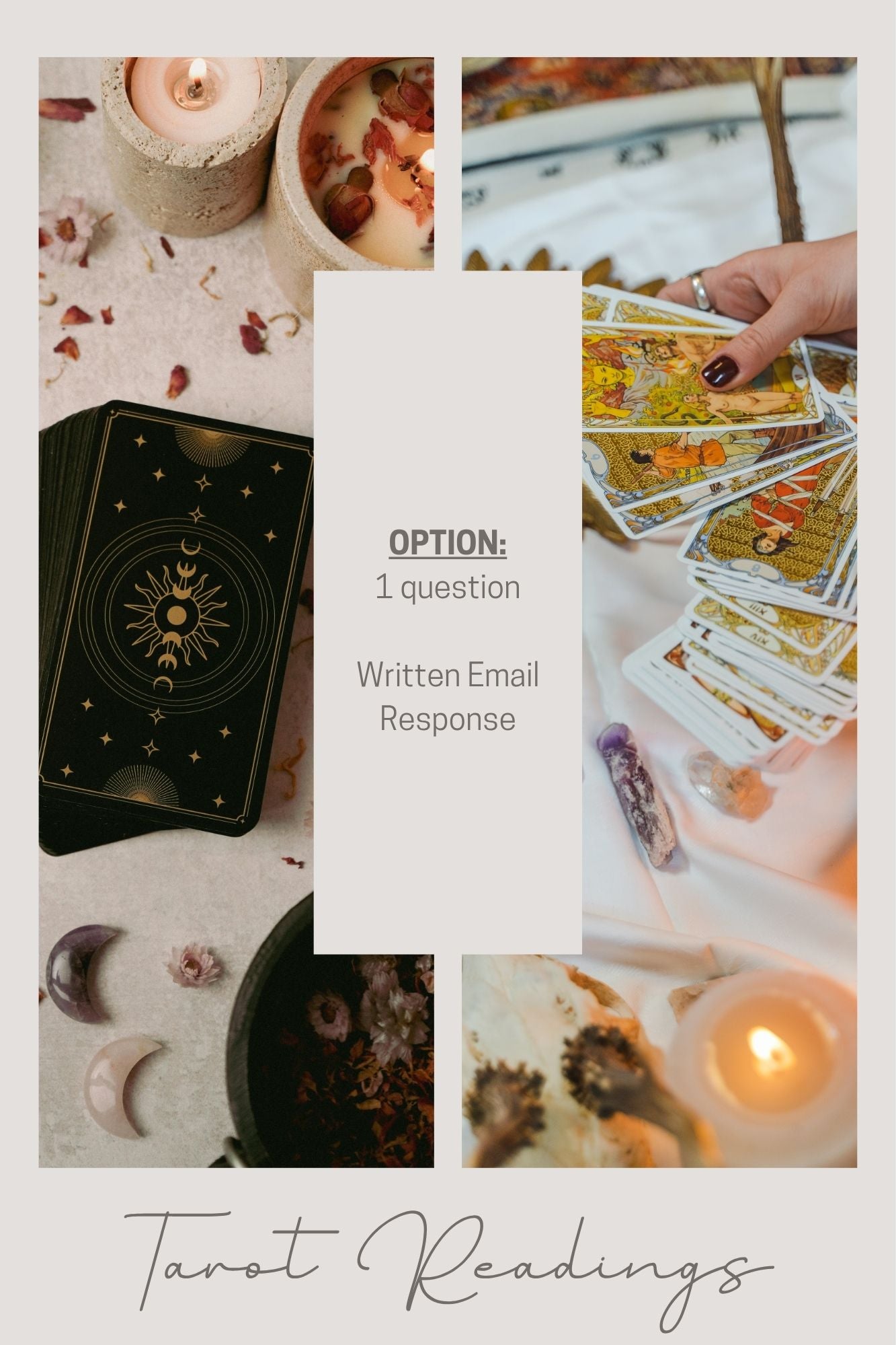 1-Question Personalized Tarot Reading (WRITTEN EMAIL RESPONSE)